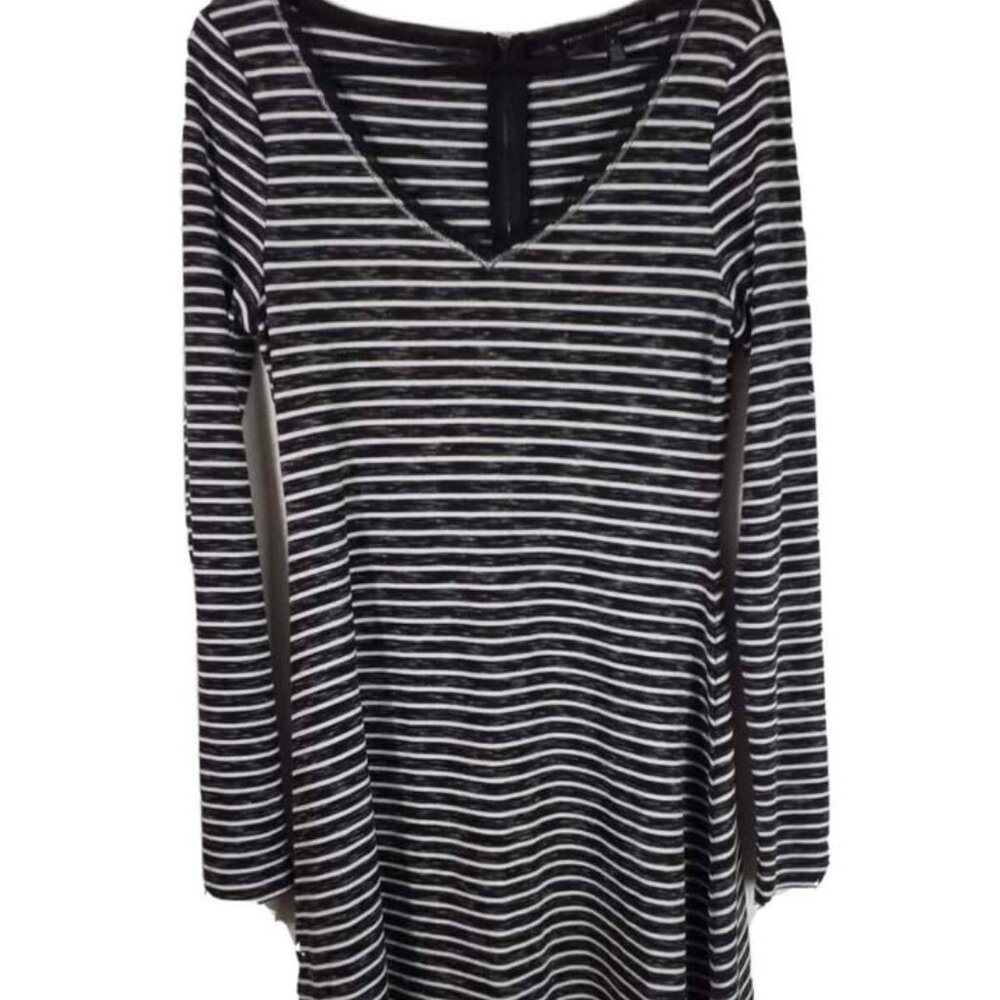 White House Black Market striped tunic dress, Size L